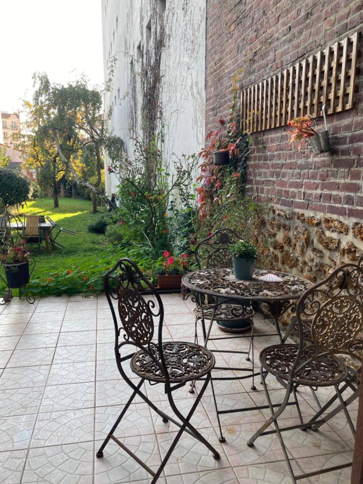 Studio Avec Terrasse Sur Jardin Fontenay-sous-Bois Eksteriør billede